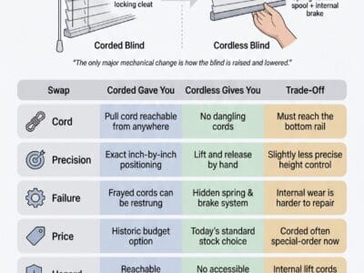 Cordless vs Corded Blinds: The Five Swaps
