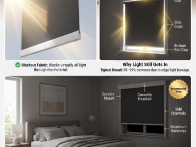 Do Blackout Roller Shades Block All Light