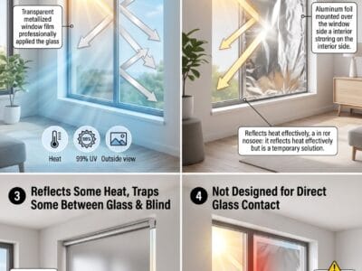 Do Reflective Foil Window Covers Work? Yes - 4 Ways