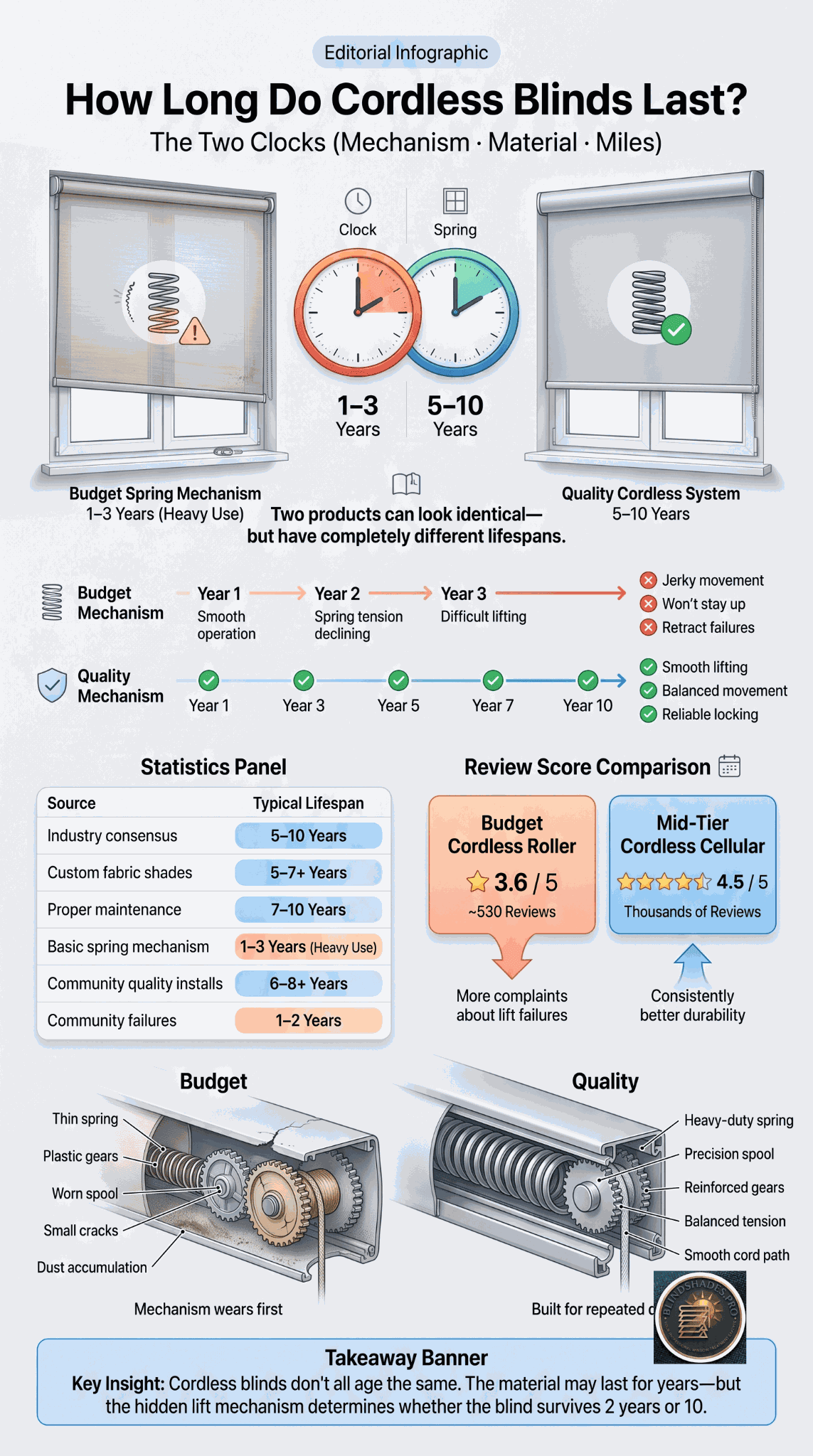 How Long Do Cordless Blinds Last