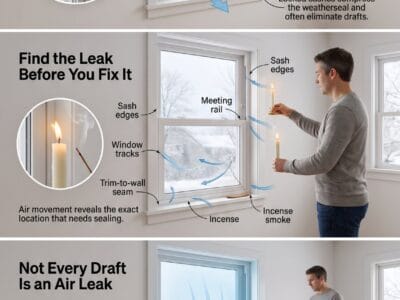 How to Stop Cold Air Coming Through Windows: The Fix Map