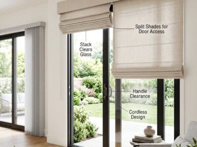 Roman Shades for Sliding Glass Doors (2026): Will They Fit?