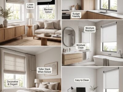 Roman Shades vs Roller Shades: Which Should You Buy?