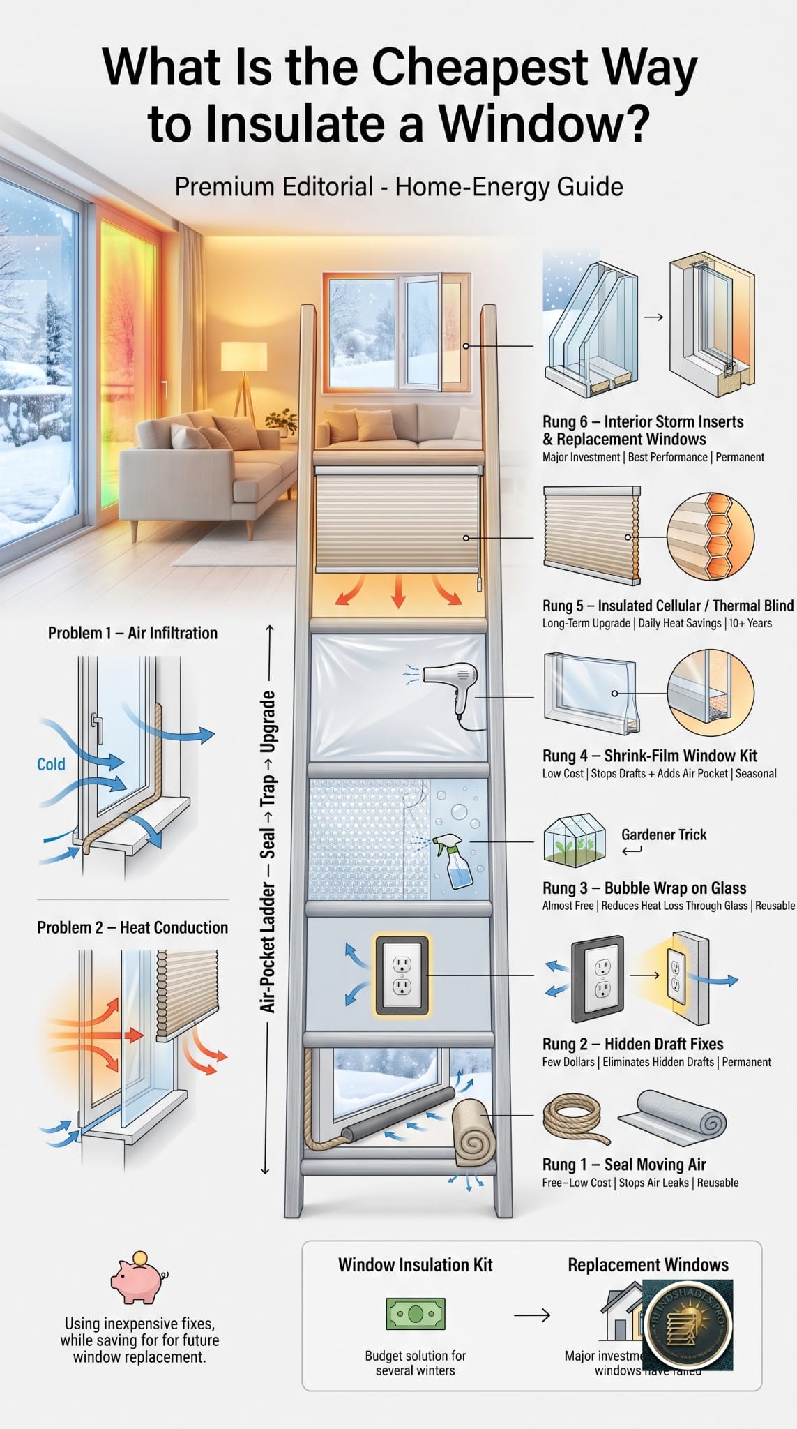 The Cheapest Ways to Insulate Windows, Ranked