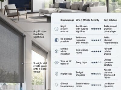 What Are the Disadvantages of Solar Shades? The Honest List