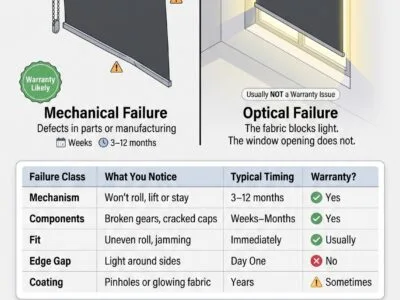 Why Blackout Blinds Fail - and Which Faults You Can Claim
